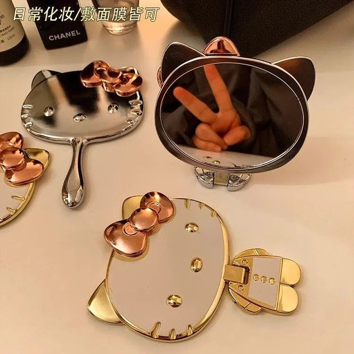 Wholesale Cute Small Mirror Female Portable Mini Handheld Makeup Mirror