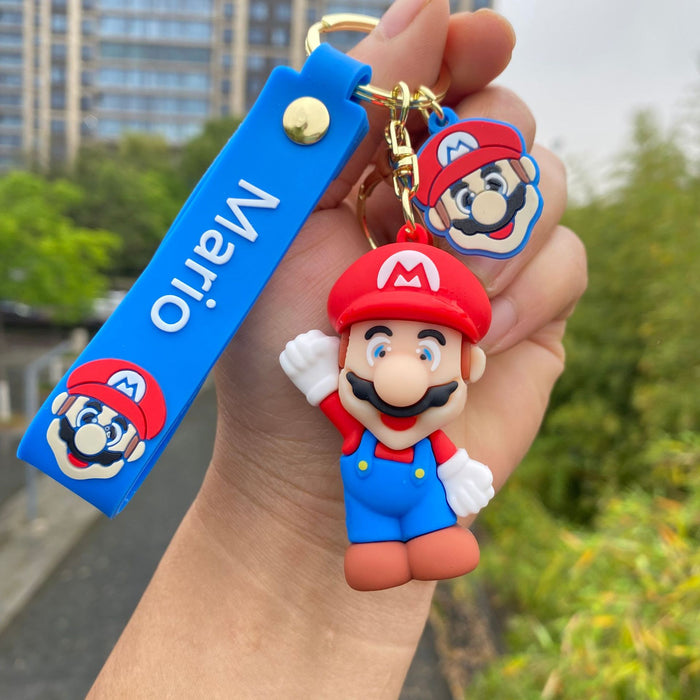 Wholesale  keychain cartoon  bag PVC pendant