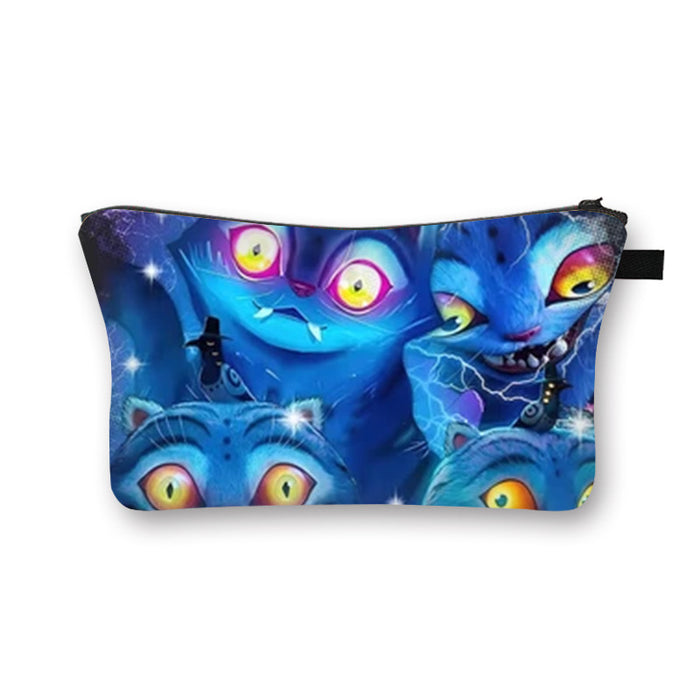 Wholesale Kpop Girls'  large capacity desktop storage cosmetic bag