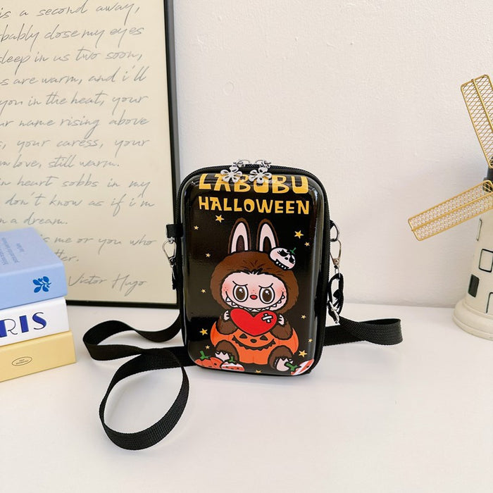 Wholesale Parent-child shoulder bag,  fashionable mobile phone bag fresh and sweet cartoon children' s shoulder messenger bag