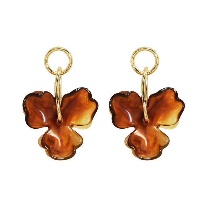 Wholesale Simple three-dimensional flower exaggerated earrings versatile ear accessories
