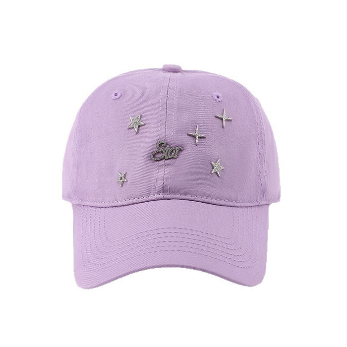 Wholesale New style Starry Sky Versatile Baseball Hat for Outdoor Travel, Sunshade and Sun Protection, Duck Tongue Hat