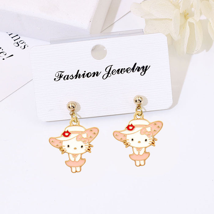 Wholesale Alloy Simple Cartoon Drop Earrings