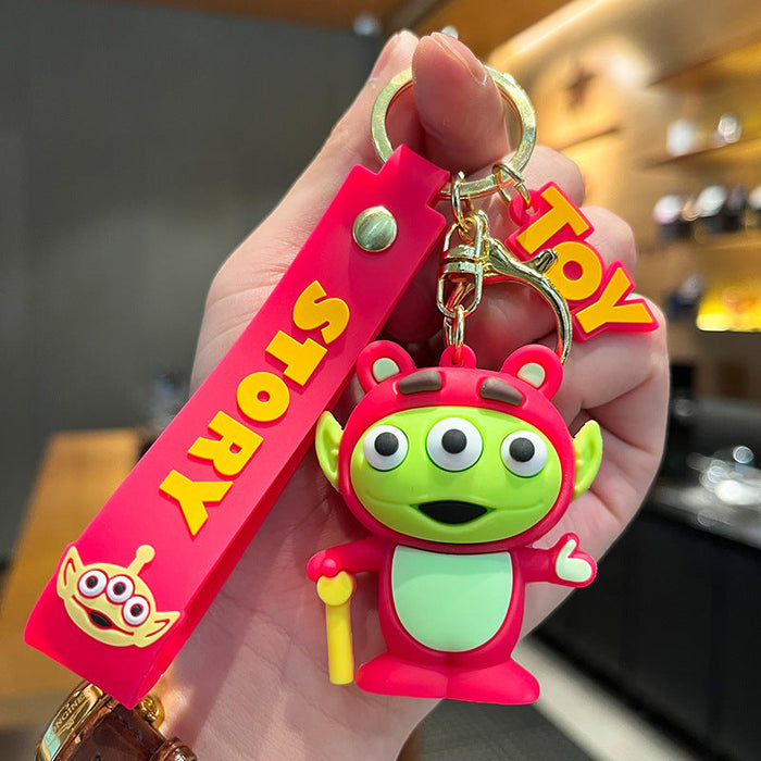 Wholesale silicone cute animation key chain （F） JDC-KC-YMeng019