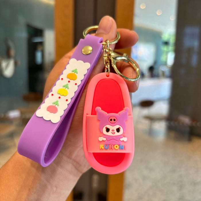 Wholesale Cartoon Silicone Anime Keychain JDC-KC-PengYu043