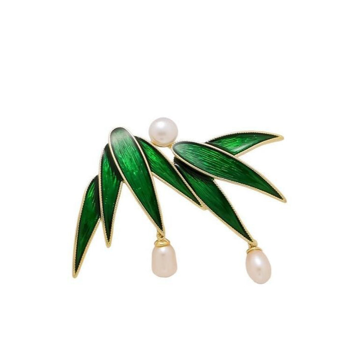Wholesale Elegant pearl brooch, high-end outerwear, chest flower accessories, vintage and versatile, collar fixed