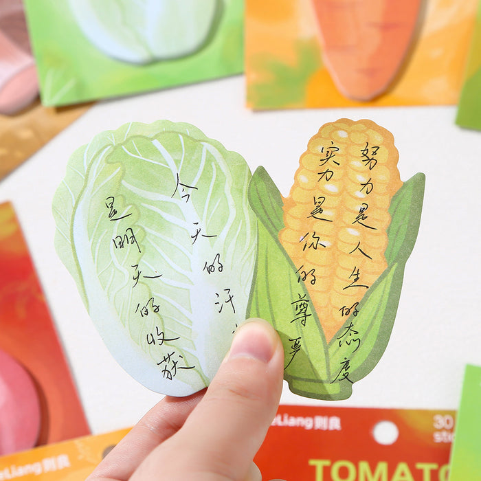 Wholesale Creative Cartoon Cute Vegetable Sticky Notes