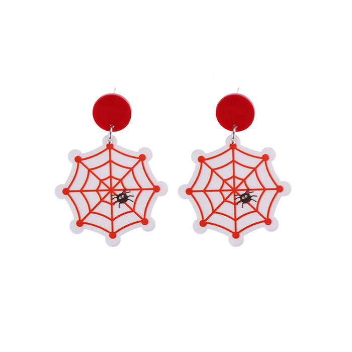 Wholesale of New Acrylic Halloween Earrings JDC-ES-CaiYun005