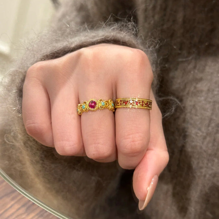 Wholesale Ring enamel window flower with adjustable opening, new product