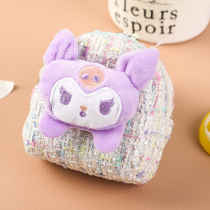 Wholesale Plush Kurommi Melody Pudding Dog Mini Wallet JDC-WT-Yuny002