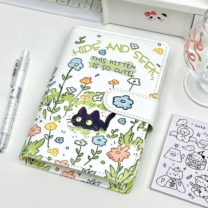 Wholesale Cute Cartoon A6 Softcover Magnetic Loose-Leaf Notebook