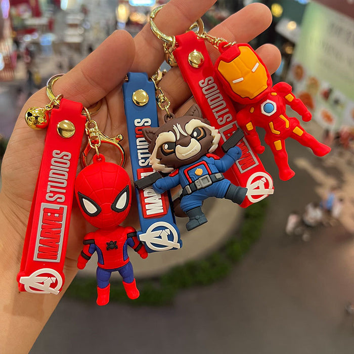 Wholesale Creative Soft Rubber Doll PVC Keychain (F) JDC-KC-XingS007