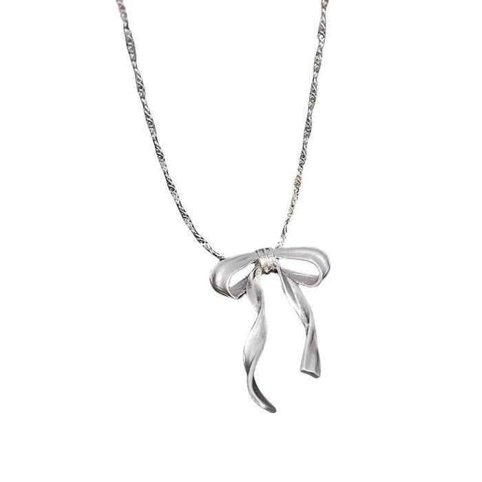 Wholesale Bow necklace, light luxury temperament, high-end feeling, collarbone chain