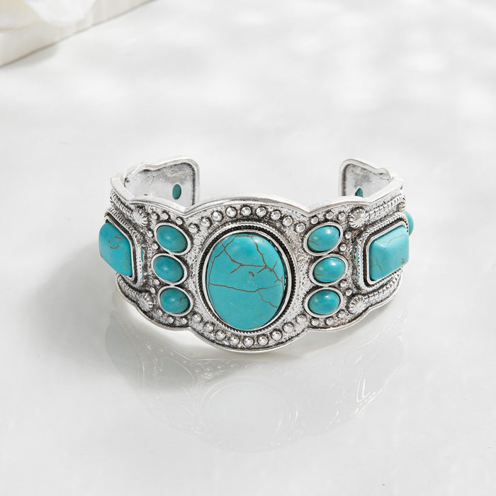Wholesale Vintage Turquoise Ethnic Style Bohemian Bracelet