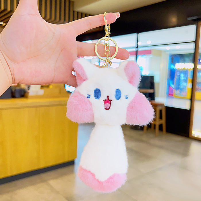 Wholesale Plush Big Tail Cat Doll Keychain JDC-KC-YDao088