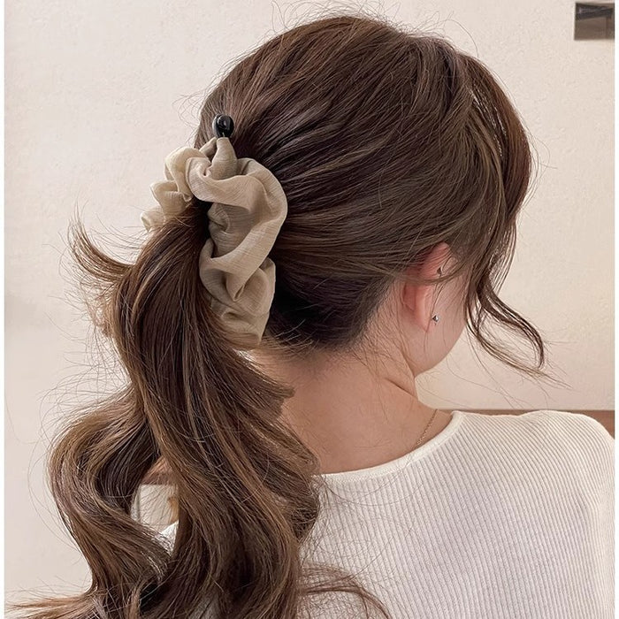 Wholesale Pleated Vertical High Ponytail Hairpin Banana Clip Elegant Summer Hairpin