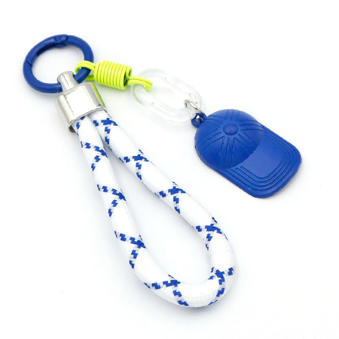 Wholesale Colorful Rope Pendant Keychain JDC-KC-QLP022