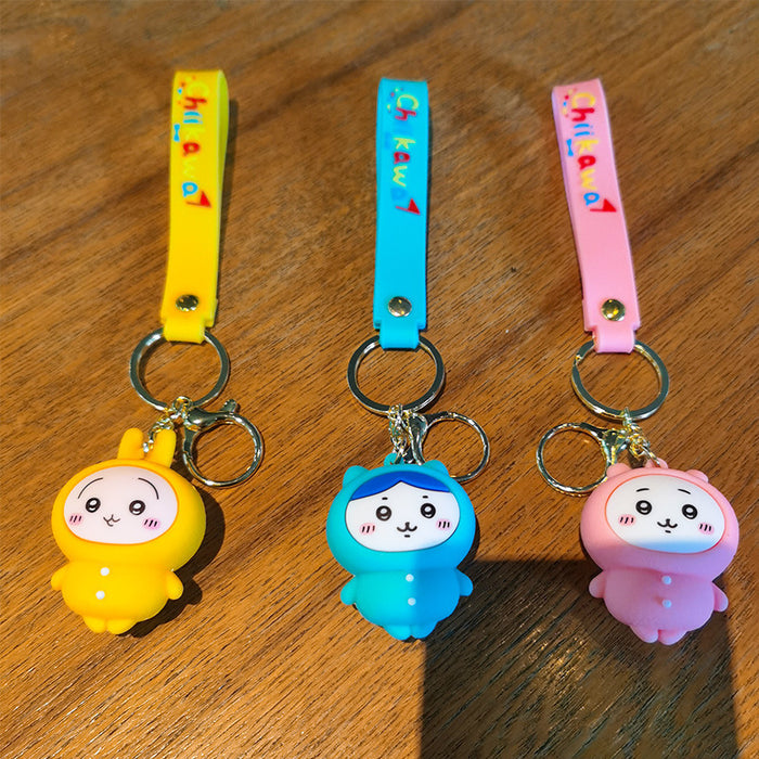 Wholesale Cartoon Doll Silicone Keychain JDC-KC-Tingm125