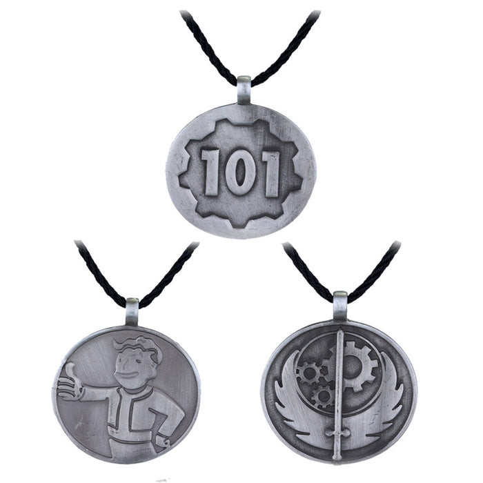 Wholesale Character Number Logo Badge Vintage Pendant Alloy Necklace JDC-NE-YouM011