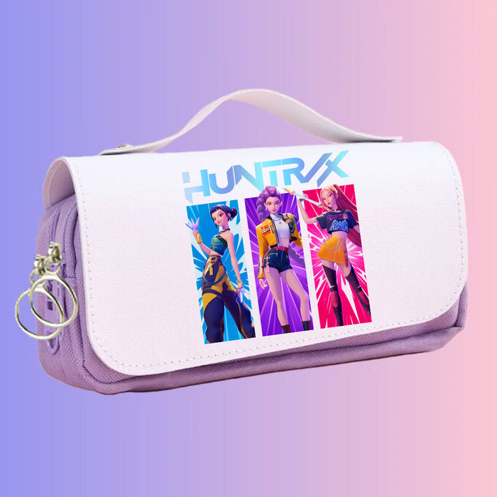 Wholesale Anime KPOP pencil case large capacity pencil bag