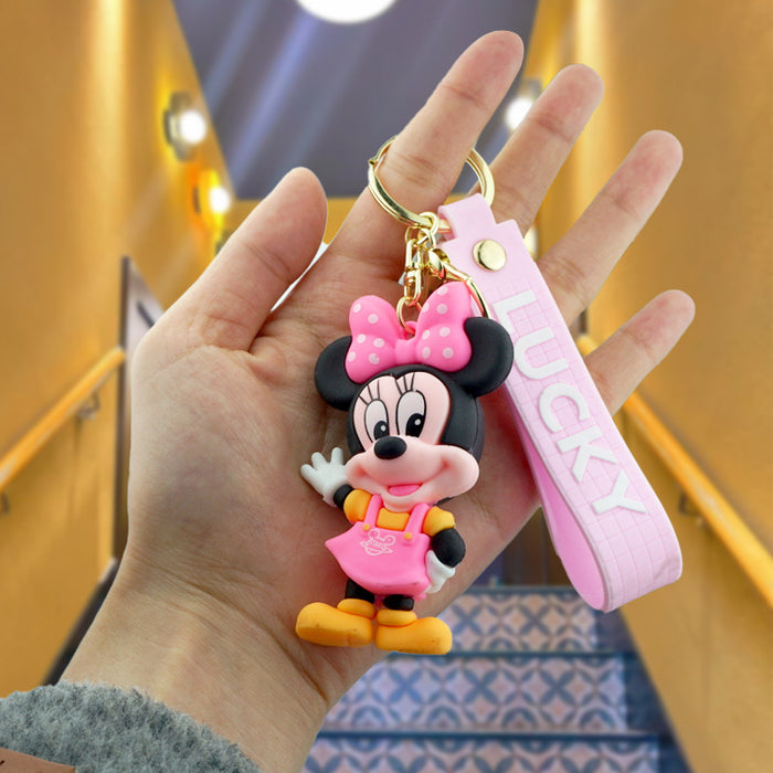 Wholesale Cartoon Silicone Doll Keychain JDC-KC-Yexiang001