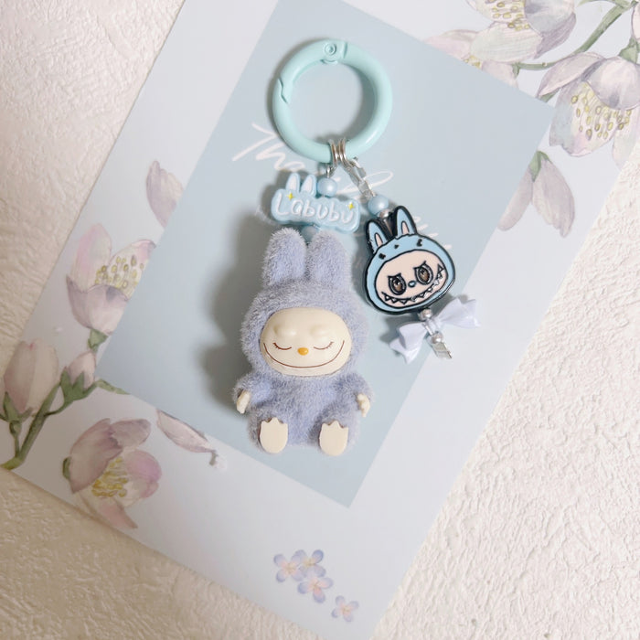 Wholesale Doll Enamel Sitting Posture Cute Mobile Phone Pendant Keychain