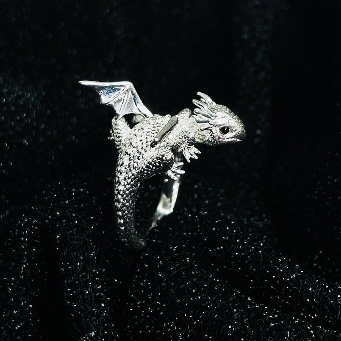 Wholesale Dragon Animal Shape Ring Ring Women's Fashion Finger Ring