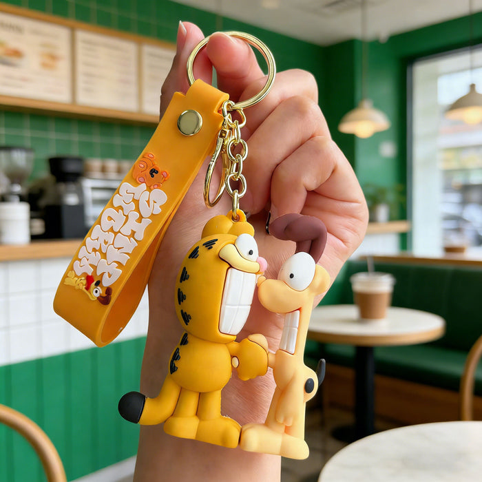 Wholesale Silicone PVC Cartoon Keychain Cute Bag Charm Car Key Accessory Gift MOQ≥2