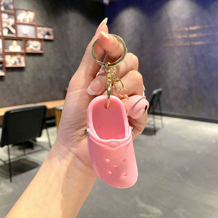 Wholesale Chic Slipper Keychain Metal Keyring Bag Charm MOQ≥2