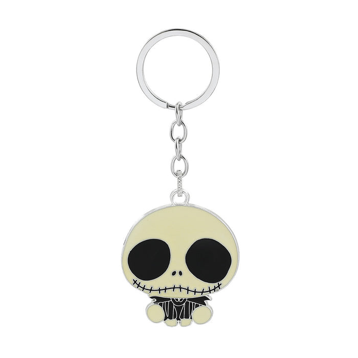 Wholesale Cartoon Skull Ghost Face Zinc Alloy Keychain JDC-KC-ShaoH012