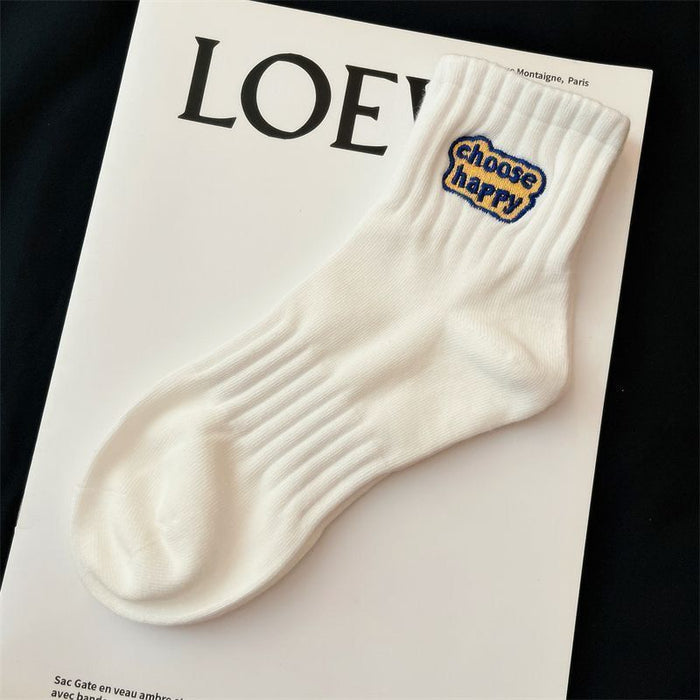Wholesale Socks, solid color sports socks, sweat absorbing and odor proof trendy breathable socks