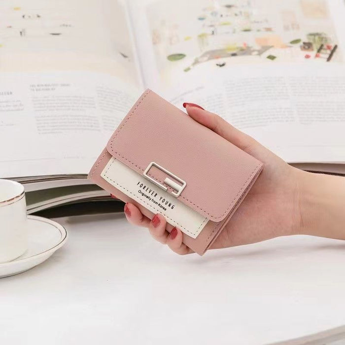 Wholesale PU Fresh and Sweet Multifunctional Short Wallet with Printing - Fashion Accessory for Daily Use