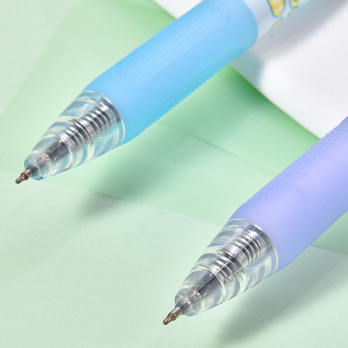 Wholesale Random Retractable Gel Pen Quick-Drying Black 0. 5mm Carbon Ink Pen for Fast-Drying Writing