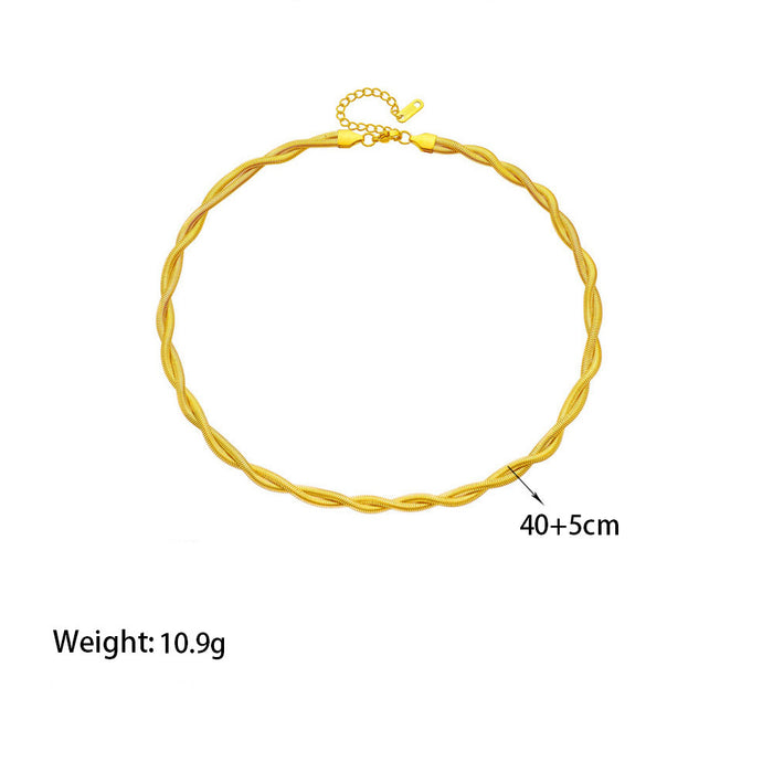 Wholesale gold-plated woven clavicle bracelet  cross jewelry suit