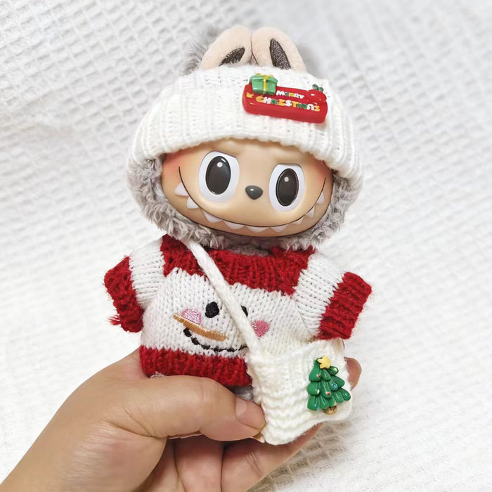 Wholesale Christmas PVC plush doll clothing keychain button sweater clothing accessories