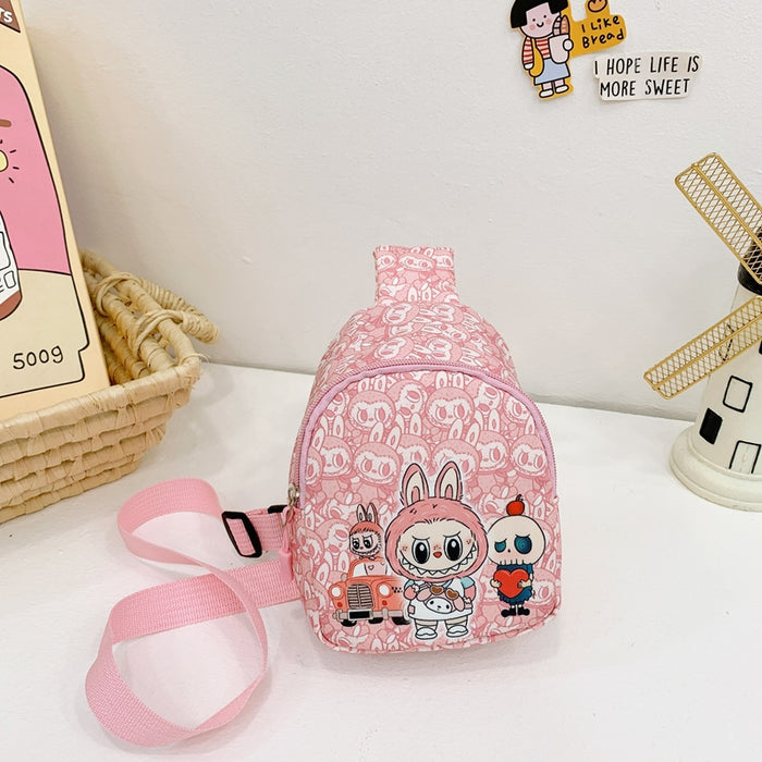 Wholesale Children' s Plush Fabric  Cute Cartoon Shoulder Bags