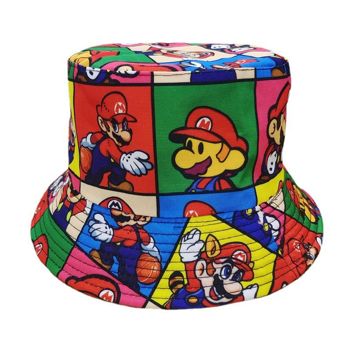 Wholesale Cartoon Print Cotton Bucket Hat JDC-FH-BoD017