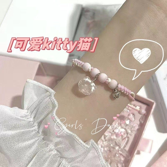 Wholesale HK cat hand-woven bracelet bracelet girlfriends adjustable