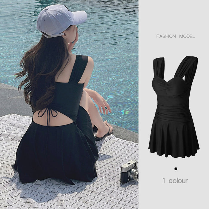 Wholesale New swimsuit for women, conservative coverage, slimming effect, gathering girls, high-end feeling, soaking in hot springs, anti glare swimsuit