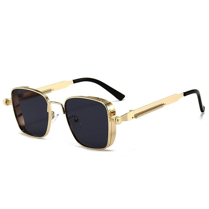 Wholesale Retro Box Metal Sunglasses Universal Personalized Sunglasses