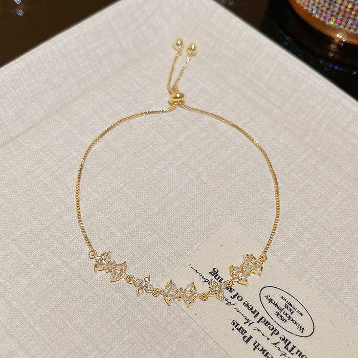 Wholesale Women's Sweet Zircon Bracelet