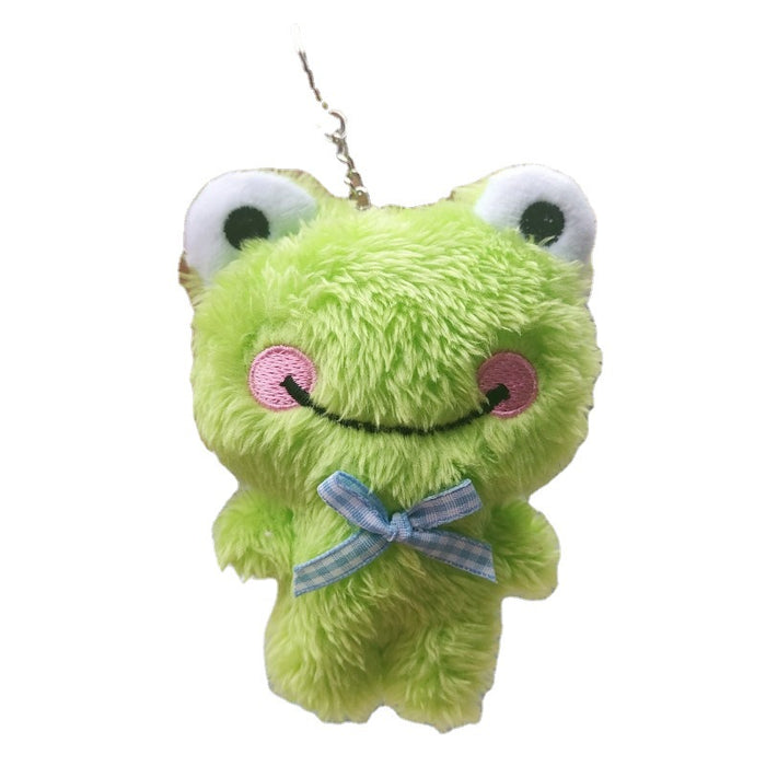 Wholesale New Rabbit Plush Toy Bear Doll Creative Frog Keychain Yellow Duck Bag Hanging Accessories JDC-KC-RC005