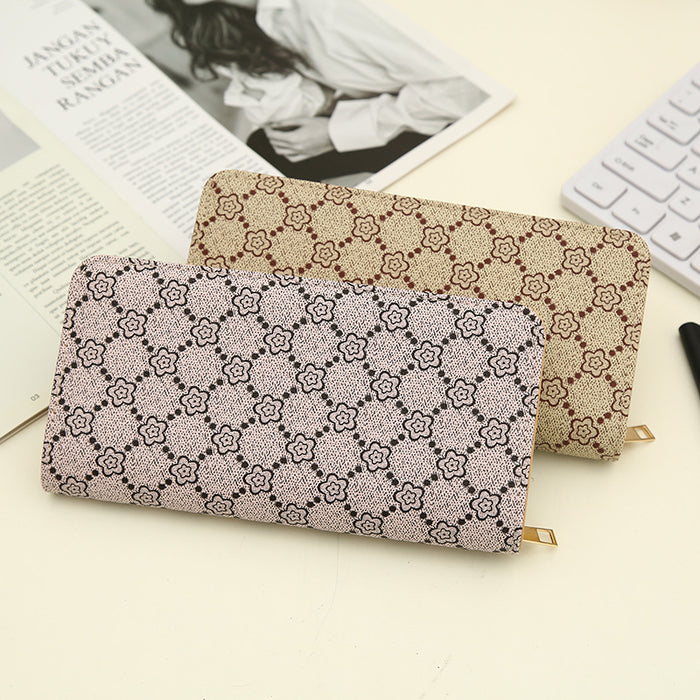 Wholesale Long Large-capacity Zipper Wallet JDC-WT-Enfa002