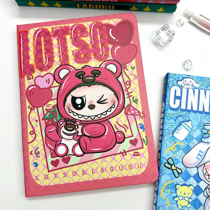 Wholesale Cartoon cute notebook cartoon notepad  anime hard cover book