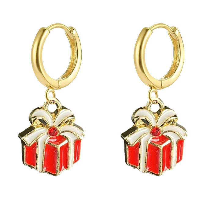 Wholesale Christmas Elegant small hoop earrings