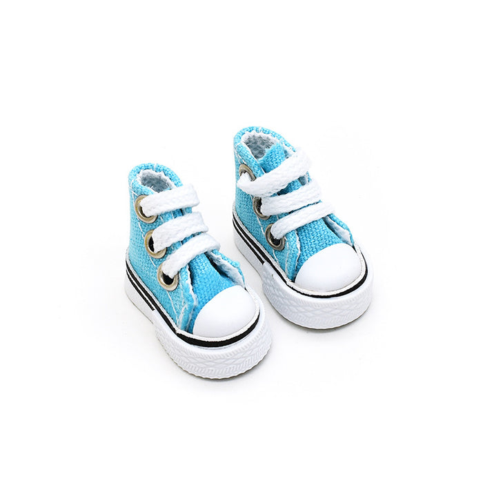 Wholesale  Canvas Shoes 10cm Cotton Doll Clothes Dressing Accessories