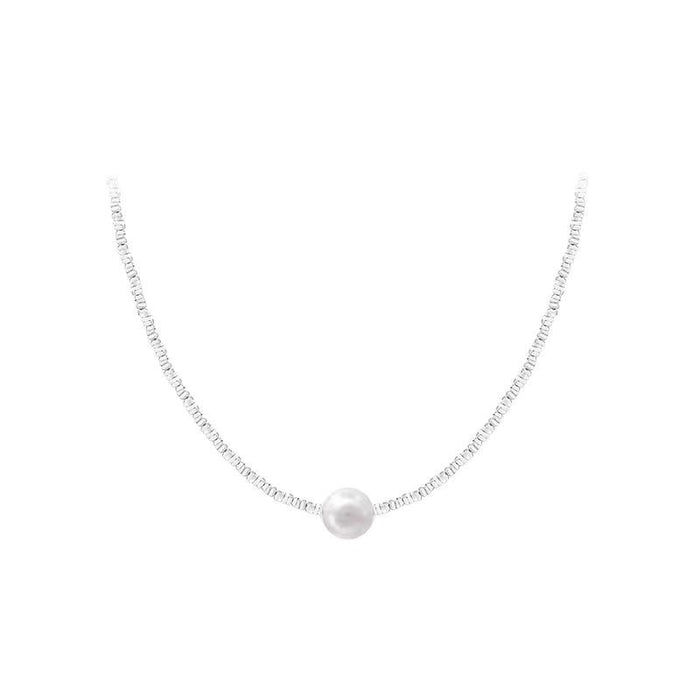 Wholesale Natural pearl necklace with elegant design and light luxury collarbone chain