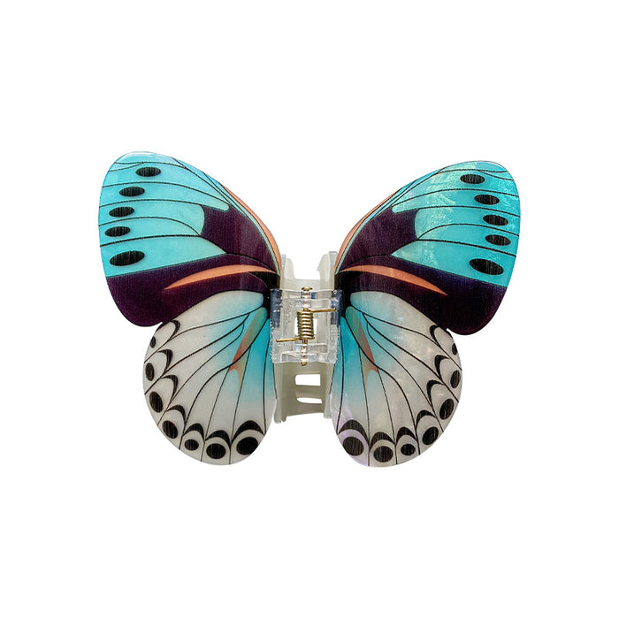 Wholesale Handmade Acrylic Butterfly Hair Clip Fashion Accessory