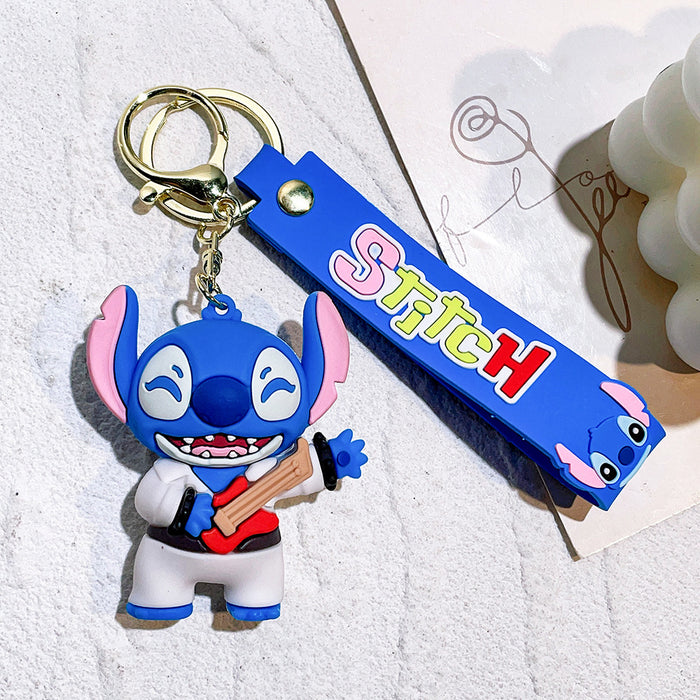 Wholesale Silicone Cartoon Doll Keychain JDC-KC-Qiwei025