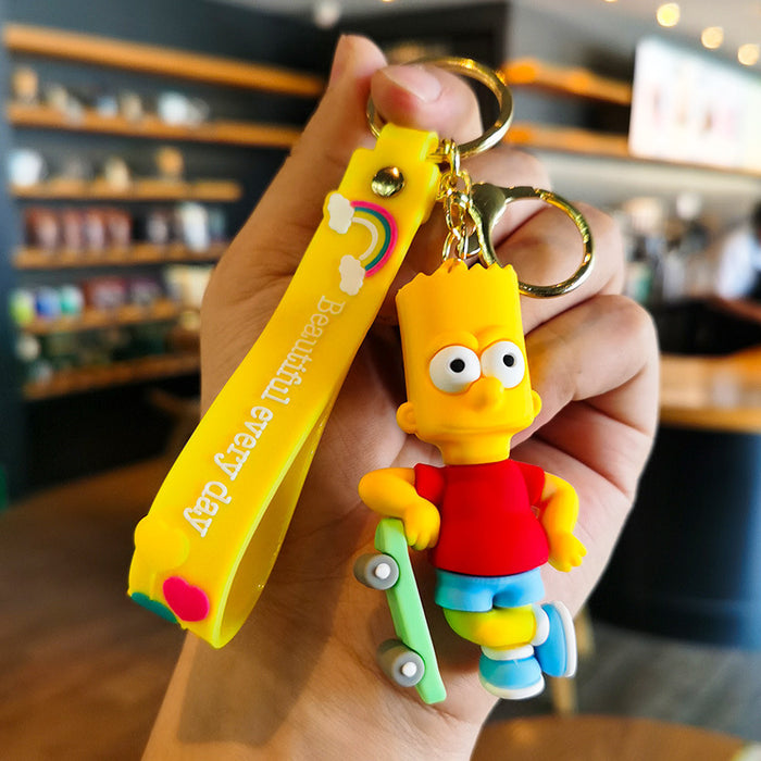 Wholesale Cartoon Doll 3D Rubber Keychain JDC-KC-Tingm079